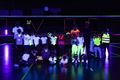Volleyballen in blacklight, bij Lovoc