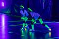 Volleyballen in blacklight, bij Lovoc