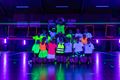 Volleyballen in blacklight, bij Lovoc