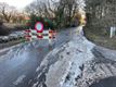 Straten afgesloten door ijsvorming