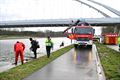 Auto in kanaal in Tervant