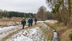 Wandelen in de sneeuw, op de Edelweisstocht