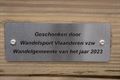 De bank van de 'Wandelgemeente'