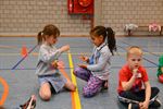 Sportieve kleuters op omnisportkamp