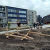 Speeltuigen op het Marktplein