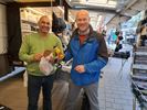 Een ontbijtje voor de marktkramers
