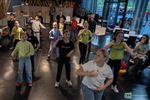 Fun-Athlon in de regen