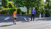 Gediplomeerde voetgangers in 't Stekske
