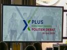 Studenten X plus gaan in discussie met politici