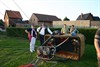 De landing van een luchtballon