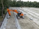 Werken aan parking House of Nature aan de gang