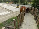 Werken aan parking House of Nature aan de gang