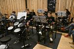 Drummen en nog eens drummen bij Davy