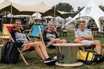 Drie Olympiërs in het Sportdorp
