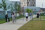 Drukte op campus Spectrumcollege