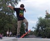 Drukte in het skatepark