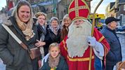 Berichtje van de Sint op de markt in Pelt