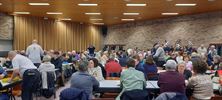 Gezellige drukte op Sint-Antoniusviering