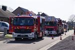 Droogkast vat vuur