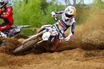 Oefenen op het crossterrein
