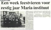 Zestig jaar St. Maria Instituut Neerpelt (2)