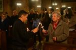 Paaswake in kerk Beringen-Mijn