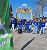 Showkoor Rise-Up op de wekelijkse zaterdagmarkt