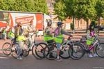 Fietsexamens in het centrum