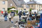 Rommelmarkt Tervant met wat regen en zon