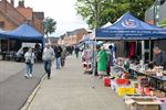 Rommelmarkt Tervant met wat regen en zon