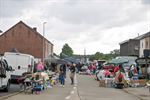 Rommelmarkt Tervant met wat regen en zon