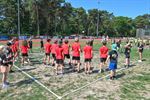 Lommelse lagere scholen sporten samen in de zon