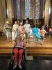Dolfijne gezinsviering om vakantie in te zetten