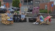 Gezellig zomercafé Jins Scouts Geleeg