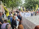 Protestactie tegen asielcentrum in Lommel