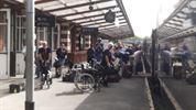Mijnwerkers-Brancardiers Paal in Lourdes