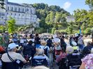 Mijnwerkers-Brancardiers Paal in Lourdes