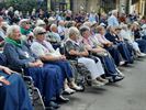 Mijnwerkers-Brancardiers Paal in Lourdes