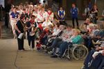 Lourdesbedevaart met Mijnwerkers-Brancardiers