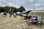 Chirojongens Stal op bivak in Peer