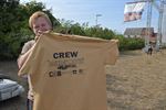 Scherm voor Drive-In Movies opgebouwd