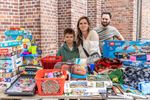 Veel volk op de jaarlijkse kinderrommelmarkt