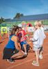 Sofia Costoulas inspireert kids bij Tennis Paal
