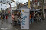 Jeugdkoor Respiro zingt op de markt
