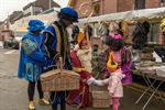 Sint bezocht markt