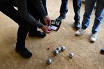 Petanque, winter en zomer
