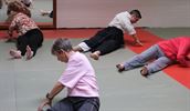 Senioren op de mat voor Aikido