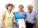 Edith Oeyen is officier in de Leopold II orde