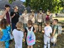 Kapoenen van Scouts Hamont trekken de ruimte in