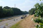 Tankwagen vat vuur op Noord-Zuid in Eksel
